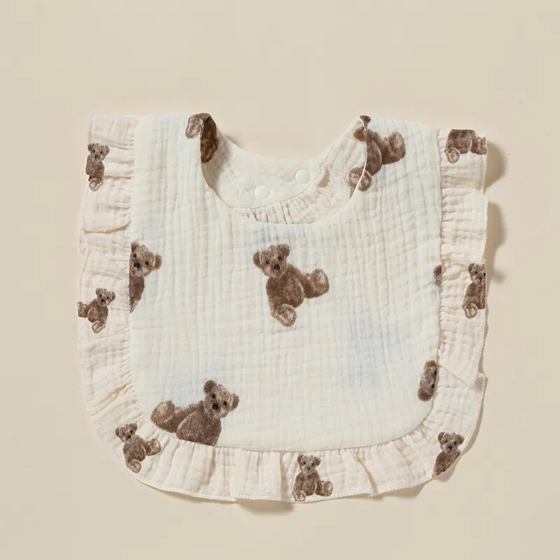 Baby Bibs Kids Burp Cloths Lace Bib