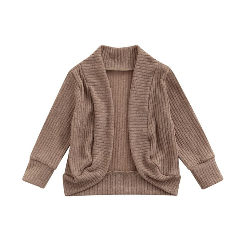 1-6Y Children Kid Baby Girls Knitted Cardigan Long Sleeve Sweaters Autumn Spring Clothing Costumes DB88